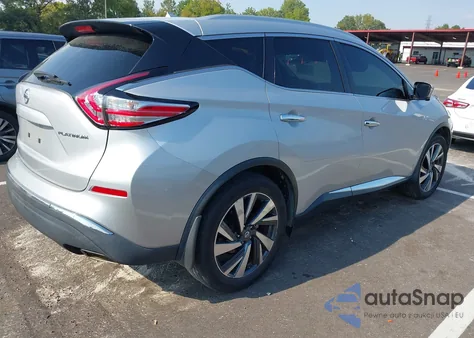 2016 Nissan Murano Platinum из США, поврежденный, VIN 5N1AZ2MG1GN116734